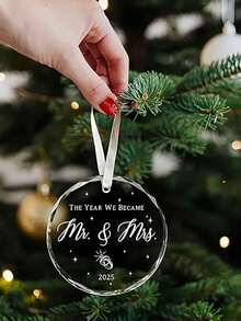 Acrylic Hanging Wedding Gifts - Mr And Mrs Gifts - 2025 Couples Wedding Gifts, Future Mr And Mrs Gifts - First Wedding Bridal Shower Gifts - Ideal For Home And Outdoor Garden Decorations, Engagements|Wedding Celebrations|Birthday Gifts|Mother's Day|Decorative Hanging|Transparent Designs, Wedding Decorations,...