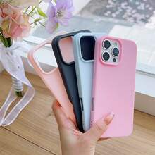 Casing Ponsel Tahan Guncangan, Warna Solid, Bahan Modis, Set 4 Buah Casing Ponsel Lembut dengan Finishing Matte Vintage, Kinerja Biaya Tinggi, Kompatibel dengan iPhone 13, 11, 12, 14/14 Pro Max, 15/15 Pro Max, 7/8, X/XS, XR, XS Max, 17, 17 Pro, Air, 17 Pro Max, Hadiah Bisnis Musim Semi - MultiWarna - View 26