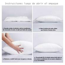 Pack Of 2 Or 4 Cushion Fillers, Soft Pillows With Hollow Fiber Filling For Sofa, Bedroom, Living Room, Dining Room, Padded And Comfortable Cushions, Compatible With Decorative Covers Of Any Style - 白色 - 查看 7