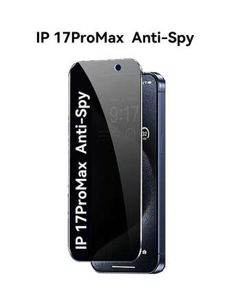 1ชิ้น ฟิล์มกันรอยหน้าจอ เข้ากันได้กับ Apple 17 6.3 นิ้ว, [ความแข็ง 9H+] [การป้องกันการตกกระแทกระดับ Military-Grade] [ระบบสัมผัสที่ไว] [ติดตั้งง่าย] กระจกนิรภัยแบบครอบคลุมขอบเต็ม เข้ากันได้กับ Apple 17