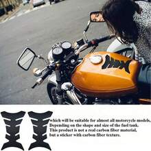 1pc Motorcycle Fuel Tank Pad Protection Sticker Fishbone Decal Motorcycle Styling Decorative Accessories