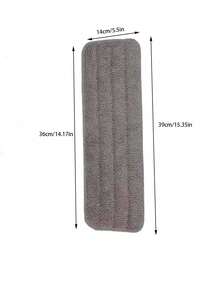 1/2/4/10 قطعة قماش استبدال مسح الأرضيات المسطح من الألياف فائقة النعومة، قماش بحزام مسح الرذاذ، غطاء قماشي بنسيج خطاف وحلقة لرأس المسح