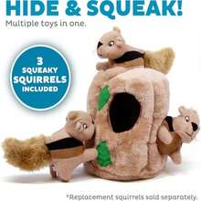 Outward Hound Hide A Squirrel Plush Dog Toy Puzzle, XL - ColorC - View 3