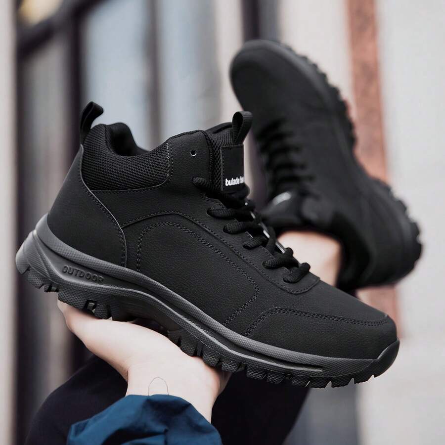 Non Slip Work Boots For Men Slip Resistant Shoes Waterproof Food Service Chef Kitchen Restaurant Working Boots Casual Leather Ankle Boot Outdoor Walking Booties