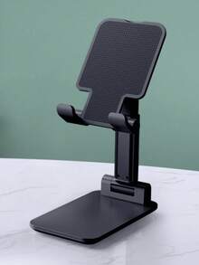 1 Stück faltbarer Handyhalter, verstellbarer Tablet-Ständer für den Schreibtisch, tragbarer Desktop-Handyhalter, universelle freihändige Halterung, zusammenklappbare Wiege-Dockingstation, Bürozubehör, perfekt für Videoanrufe und Filme schauen, tolles Technik-Geschenk zu Halloween, Weihnachten