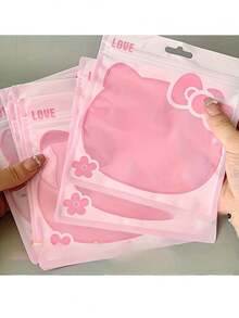 10/20/30/50 piezas Bolsas reutilizables con estampado de Hello Kitty para caramelos/snacks, adecuadas para Navidad, Halloween, fiestas y cumpleaños - Bolsas para caramelos, cajas de regalo de Halloween, bolsas de regalo pequeñas, recuerdos de fiesta, almacenamiento con tema, empaque lindo, material duradero, diseño ligero, bolsas organizadoras de artículos pequeños, suministros de fiesta, planificación de eventos