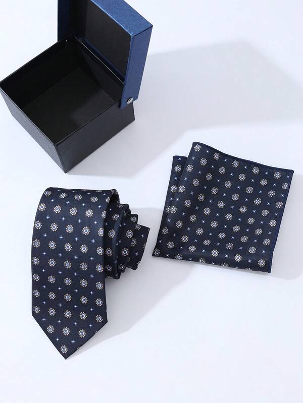 1 conjunto de acessórios para gravata masculina, conjunto de gravata retrô + lenço, moderno e versátil, adequado para reuniões, férias, trabalho, casamentos e todas as estações