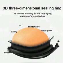 1PC Swimming Goggles For Swim Adult Children Glasses One-Piece Earplugs Electroplating Anti-Fog High-Definition Swimming Accessories - View 7