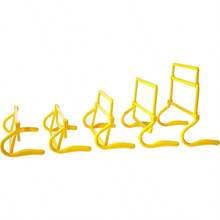 Set Of 5 Adjustable Speed Training Hurdles For Athletic Performance Enhancement In Track And Field Fitn And Sports Conditioning With Customizable Height And Distance Settings For Impd Agility Coordination And Speed Development