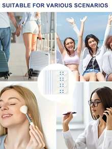 Ultra-Thin Lifting & Firming Face Mask, Invisible Lifting & Firming Face Mask, Instant Lifting & Firming Face Mask - Waterproof Transparent V-Shaped Eye Firming Patch, Suitable For Eye Area, Double Chin And Neck, Waterproof Transparent Shaping Patch, Facial Lifting & Firming Beauty Tool - Multicolor - View 4