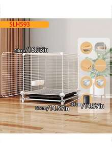 Large Bird Cage, Luxury Villa For Parrots, Macaws, Cockatoos, Finches, With Feeder And Perch