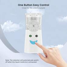 Nebuliser Machine, Portable Nebuliser For Adults,Handled Nebulizer For Home - White - View 9