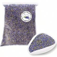 300g装薰衣草干花颗粒，香氛纯天然永生花摆件-适用于室内家居、卧室摆件、DIY干花袋、衣柜、清洁香薰袋、枕头、香囊原料、蜡烛、干花香薰、香皂、手工工艺品搭配