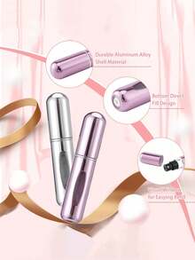 5ML Parfüm Reise Nachfüllbar, Nachfüllbare Parfümflasche Reise, Parfüm Reise Spray Flasche Spender, Mini Nachfüllbare Parfüm Tragbare Zerstäuber Flasche Nachfüllbar, Nachfüll Pumpe Etui für Reisen und Ausgehen Vorräte Urlaub Camping Urlaubsartikel Zubehör für Damen Parfüm für Herren