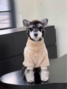 Ropa suave y cálida para mascotas, sudaderas casuales con cuello alto, adecuadas para gatos y perros pequeños como poodle, teddy, yorkshire terrier, bulldog francés, para otoño/invierno