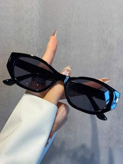 feye 1 件女士小框猫眼时尚眼镜，复古休闲经典高品质，适合夏季、秋季、男女通用、度假、海滩、返校服装配饰