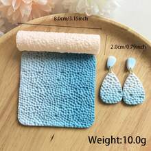 High-Precision Clay Roller Texture Roller - Durable Plastic Craft Mold For DIY Jewelry Making & Artistic Designs, Soft Clay Texture Tool With Intricate Patterns For Unique Handmade Creations, Decorative Earrings | Textured Crafting Surface, Jewelry Making Supplies - Texture Roller - 查看 20