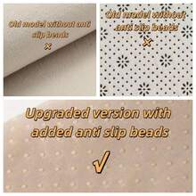 1pc Soft Plush Carpet, Anti-Slip Backing, Hand/Machine Washable, Suitable For Autumn/Winter, Rectangular Shape, For Living Room, Bedroom, Bedside, Sofa, Wedding, Christmas, Fireplace, Dining Table, Outdoor Patio, Luxurious Home Decor Kitchen Rug