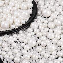 Gold Sprinkles For Cake Decorating, Pearl Sugar In Mix Sizes, Baking Cupcakes, Donuts, Macarons Baking Toppings, Wedding Celebration Birthday Party Supplies - Multicolor - View 12