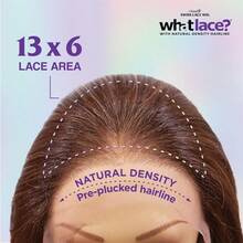 Local Shippingt Lace 13X6 Wigs - Zelena Lacefrontal Hand Tied Glueless Synthetic With Natural Density Preplucked Hairline - 1B OFFBLACK - 查看 2