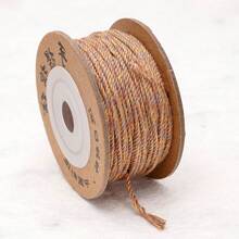 25m/Rollo de cuerda retorcida premium hecha a mano, cordón de cáñamo colorido, hilo para manualidades, cuerda trenzada DIY de 1.0mm, cordón para tejer pulseras, hilo con cuentas DIY para borlas - 1,0 mm 25 m/rollo - Ver 15