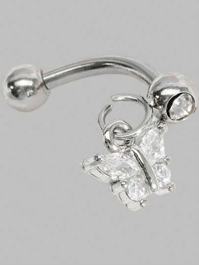 DareSee 1 pieza Anillo de ceja dulce y lindo, anillo Daith, barra curva con corazón rosa, pendientes de labio, pendientes de acero inoxidable de 16G para perforación de roca, hélix, ombligo, con bola mate de circonita cúbica para uso diario, San Valentín, mamá, madre, Día de la Madre, regalo, festival de música, festival Y2K, otoño, Navidad, invierno, regalos de Navidad