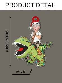 Cadouri de Crăciun personalizate cu mașinuțe, decorațiuni drăguțe pentru copii care călăresc mașinuțe în formă de dinozaur, decorațiuni cu pandantiv pentru bradul de Crăciun, cadouri de Crăciun, decorațiuni foto personalizate, decorațiuni interesante, decorațiuni de festival, decorațiuni de Crăciun, cadouri pentru copii de Crăciun