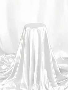 1 pieza Tela de satén premium de unicolor, material de poliéster suave y fluido, adecuado para decoración de bodas, vestidos de novia, ropa de moda y proyectos artesanales, tela decorativa | Textura elegante | Fibra de poliéster de alta calidad