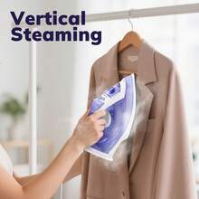 2000W High Power Steam Iron, Non-Stick Soleplate, High Pressure Strong Steam, Anti-Clogging Anti-Scaling, Handheld Household Multi-Function Spray, Adjustable Thermostat, Low-Temp Anti-Leakage