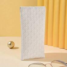 Portable Squeeze Top Sunglass Case - Leather Soft Sunglasses Case Easy To Use Eyeglasses Case Pouch