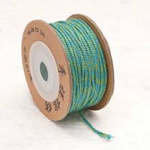 25m/Rollo de cuerda retorcida premium hecha a mano, cordón de cáñamo colorido, hilo para manualidades, cuerda trenzada DIY de 1.0mm, cordón para tejer pulseras, hilo con cuentas DIY para borlas - 1,0 mm 25 m/rollo - Ver 18