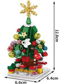 Christmas Santa Claus, Christmas Tree, Train, Snowman Micro Particles Building Blocks, Creative Gift, Reindeer Assembled Blocks - Educational ABS Toy Box Packaging, Best Holiday Gift Room Decoration Christmas,Ornaments Christmas,Adult Building Blocks,Little Houses,Gifts,Christmas Train Set,Christmas,Building Blocks,Christmas Decorations