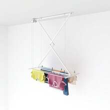 Telescopic Clothes Drying Racks - White - View 1