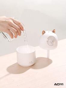 AOYI Cute Cat USB Humidifier Desktop Mist Maker + Data Cable