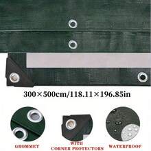 AIYYIPA A Waterproof Plastic Tarpaulin With UV Protection, Tear Resistance, Reinforced Edges, And Rust Resistant Rivets, Suitable For Multi-Purpose Tarpaulins Such As Roofs, Camping, Courtyards, Swimming Pools, Boats, Cars, Etc Toldos Exterior