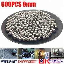 600Pcs 8MM CATAPULT / SLINGSHOT AMMO CARBON STEEL BALL BEARINGS Steel Stainless - Pack of 600 - View 1