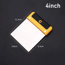 Raspador de pintura de 4/6/8/10 pulgadas, cuchillo de masilla de acero inoxidable, espátula para relleno y reparación de yeso y papel tapiz - 4 pulgadas - Ver 2