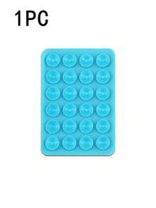 1pc Double-Sided Silicone Phone Suction Cup Accessory, Strong Suction Phone Holder, Free Sticky Mobile Phone Handle, Finger Grip, Suitable For Selfie And Video