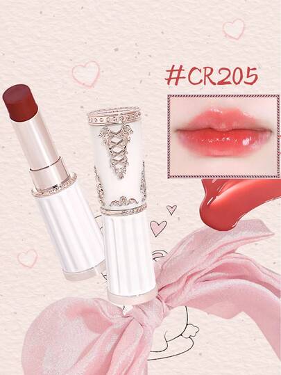 COLORROSE Moisturizing & Glossy Lipstick, Super Glossy Lipstick, Non-Stick, Smudge-Proof & Long-Lasting, Infused With Jojoba Oil And Avocado Oil, High-Pigment Lipstick, Nourishing & Smooth Formula For Autumn/Winter, Everyday Makeup