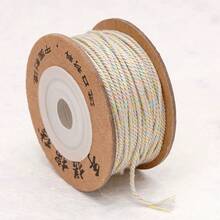 25m/Rollo de cuerda retorcida premium hecha a mano, cordón de cáñamo colorido, hilo para manualidades, cuerda trenzada DIY de 1.0mm, cordón para tejer pulseras, hilo con cuentas DIY para borlas - 1,0 mm 25 m/rollo - Ver 11