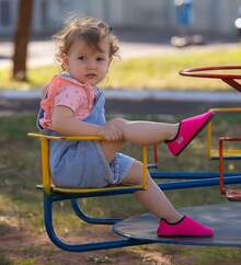 Children's Aqua Shoes 19-28 Neoprene Non-Slip Easy Fit Lightweight Beach Pool Park Water Sand Duck Way Flexible Unisole Sneakers Sock - 淺粉色 - 查看 7