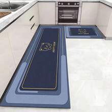 Kitchen Mat & Kitchen Rug - Blue - View 3