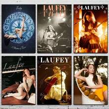 1pc Unframed Singer Cute L-LaufeyS Poster High Quality Wall Art For Bedroom Living Room Hallway Bar Home Decor Gift