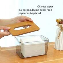 3PCS Stylish Tissue Box With Lid, Minimalist Design, For Home Office, Study Desk, Living Room Side Table, Storing Facial Tissues, Keeping Space Tidy And Decorative