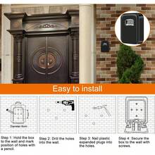 TBONEEY Caja Bloqueo Llaves Rueda 4 Dígitos Ideal Hogar Gimnasio - 1 - Ver 8