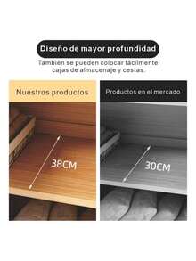 74cm armario de cocina minimalista con 4 cajones: mueble compacto para cocina, diseño minimalista y amplio almacenamiento - Multicolor - Ver 7