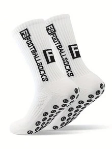 1/2/5 双男士运动袜，FS 新款吸盘足球袜，时尚运动户外防滑舒适男士袜子 - 彩色 - 查看 13