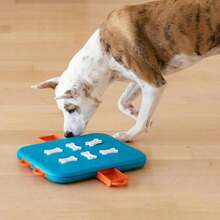 Outward Hound By Nina Ottosson Multipuzzle Level 4 Expert Dog Treat Puzzle For Enrichment, Blue - ColorB - 查看 8