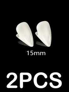 Colmillos de vampiro zombie realistas, que no rascan las encías, reutilizables y espeluznantes, accesorios de disfraz para fiestas de Halloween para mujeres