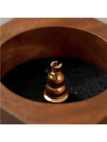 A Solid Color Walnut Incense Burner - Dragon And Phoenix Cover Walnut Zen Tea Ceremony Incense Burner Home Decoration Chinese Style Indoor Agarwood Spice Aromatherapy Hollow With Cover Incense Holder Bottom Gifts Birthday Graduation